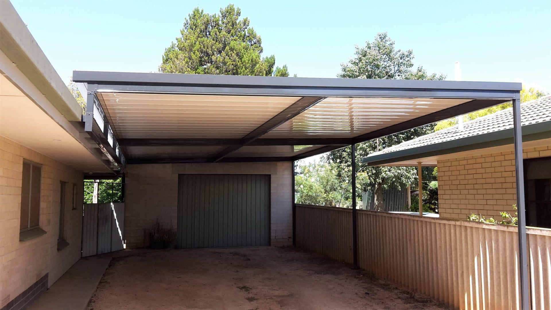 Flat Roof Carports